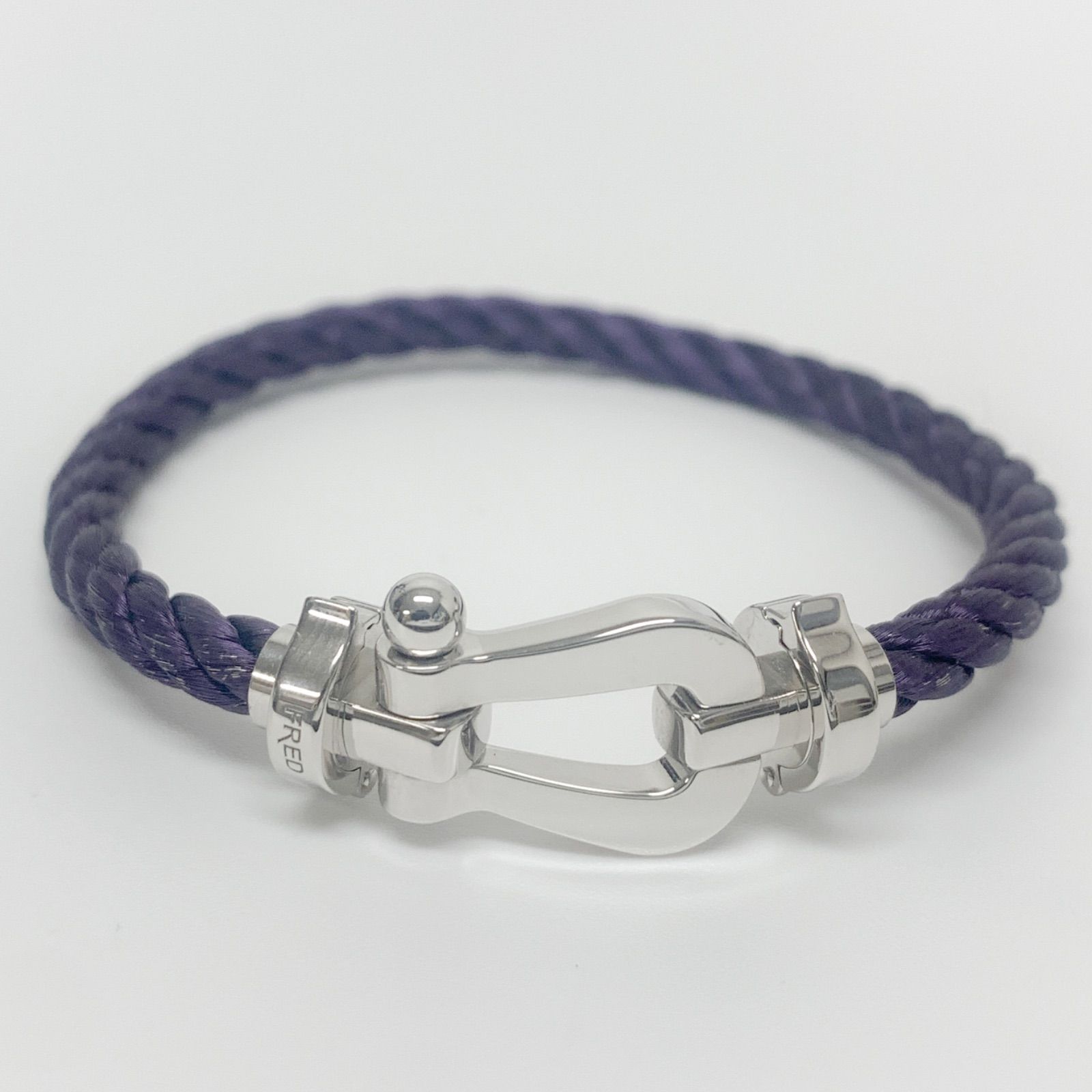 中古】フレッド FRED フォース10 ラージモデル パープル×ホワイト 
