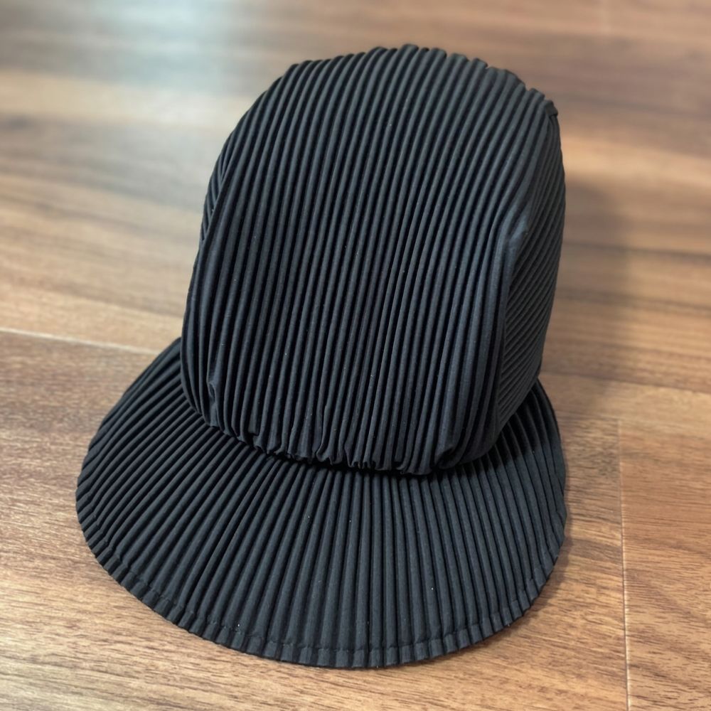 PLEATS PLEASE ISSEY MIYAKE プリーツ キャップ ブラック PLEATS