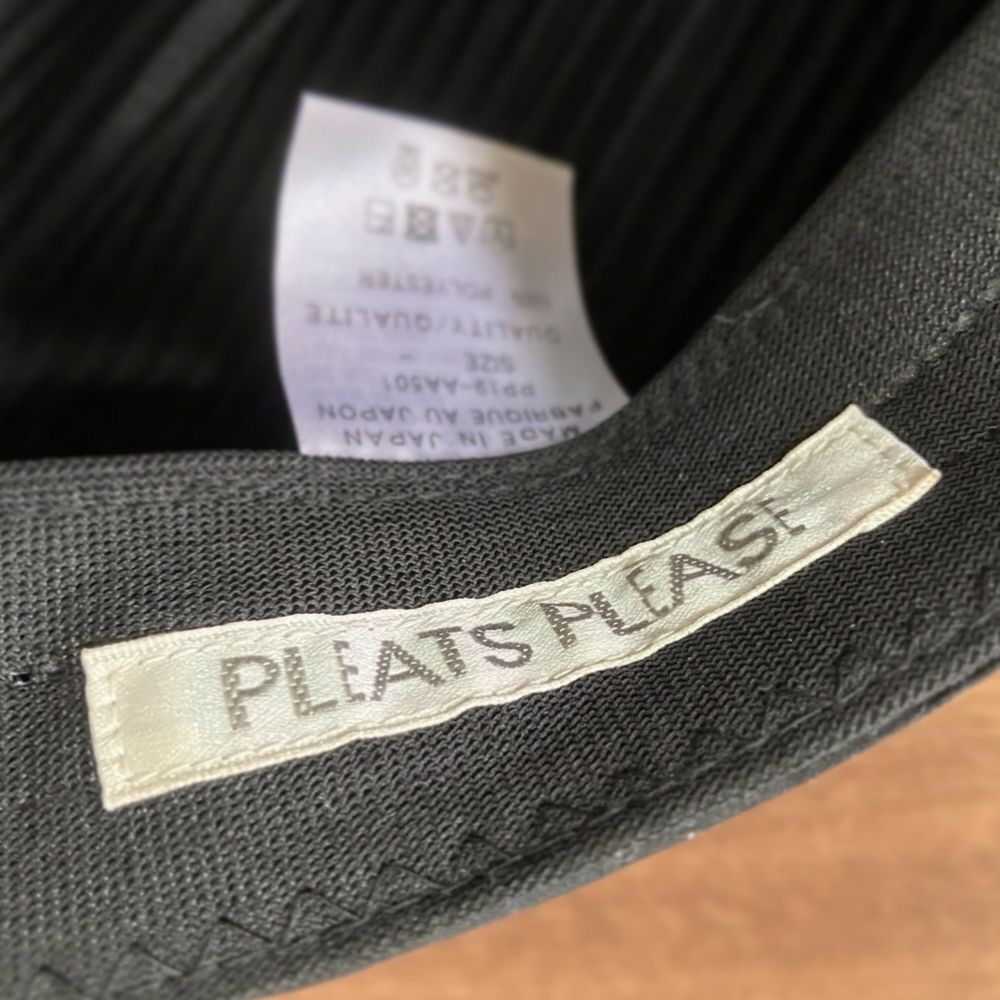 PLEATS PLEASE ISSEY MIYAKE プリーツ キャップ ブラック PLEATS