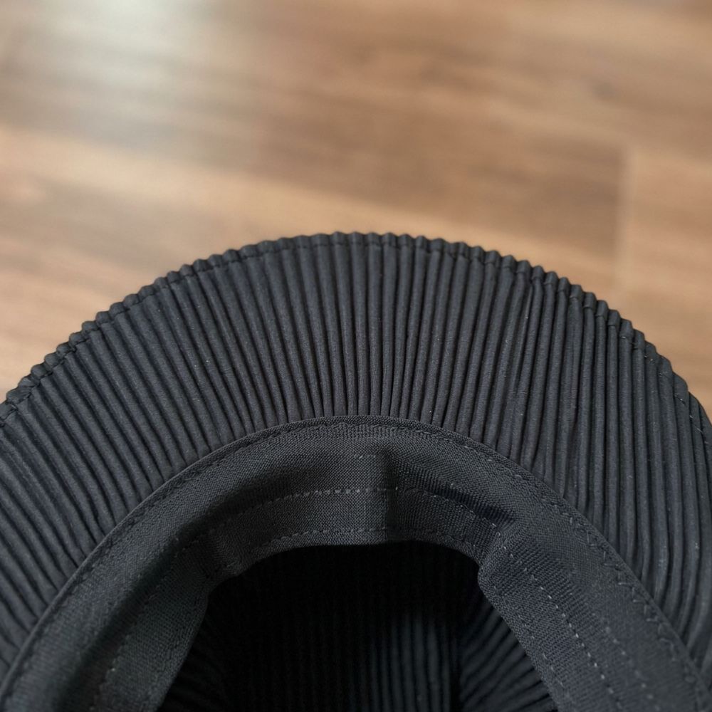 PLEATS PLEASE ISSEY MIYAKE プリーツ キャップ ブラック PLEATS