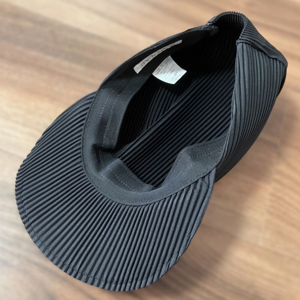 PLEATS PLEASE ISSEY MIYAKE プリーツ キャップ ブラック PLEATS
