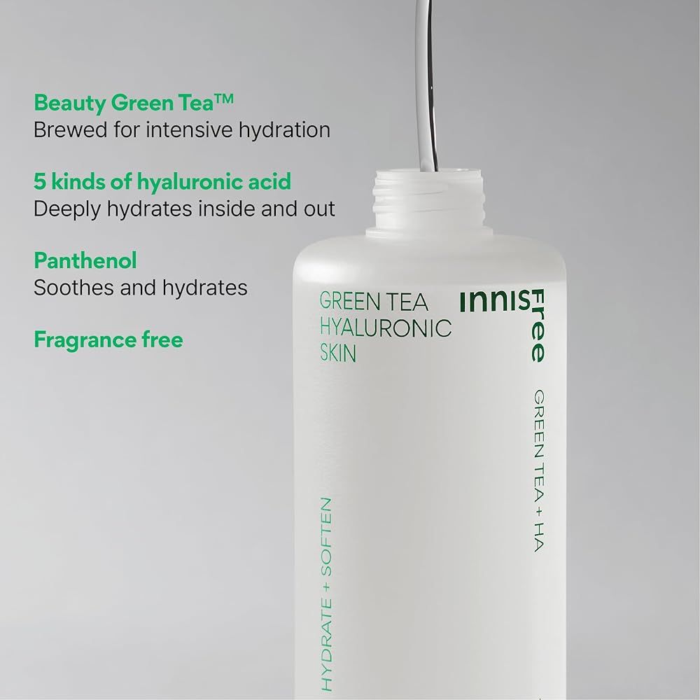 3本セット【イニスフリー】グリーンティー ヒアルロン スキン 170mL