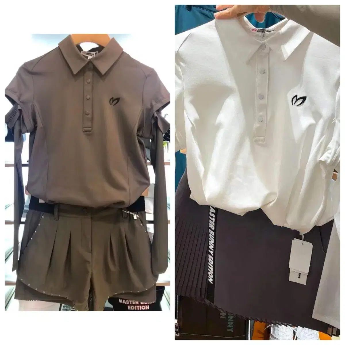マスターバニーエディション レディース ニット一体型半袖Tシャツ