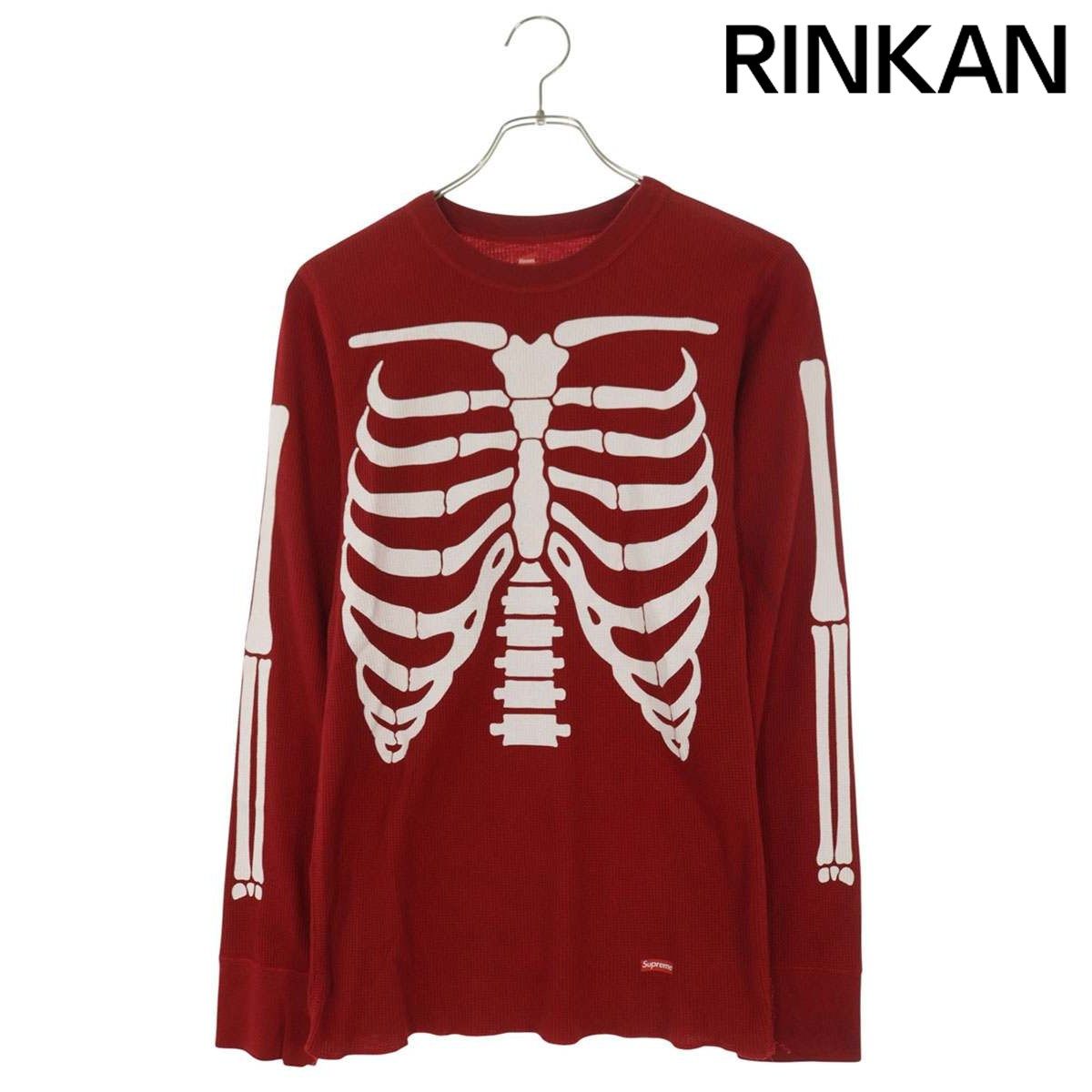 新作，HOT シュプリーム Bones Thermal Crew ボーンプリントサーマル