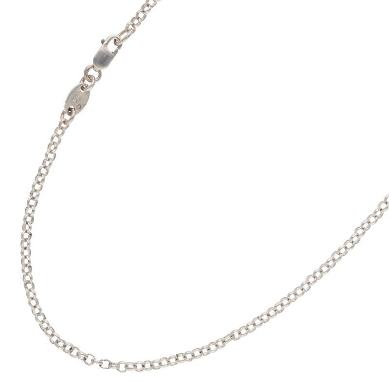 クロムハーツ NECKCHAIN R16/ロールチェーン16inch シルバーネックレス