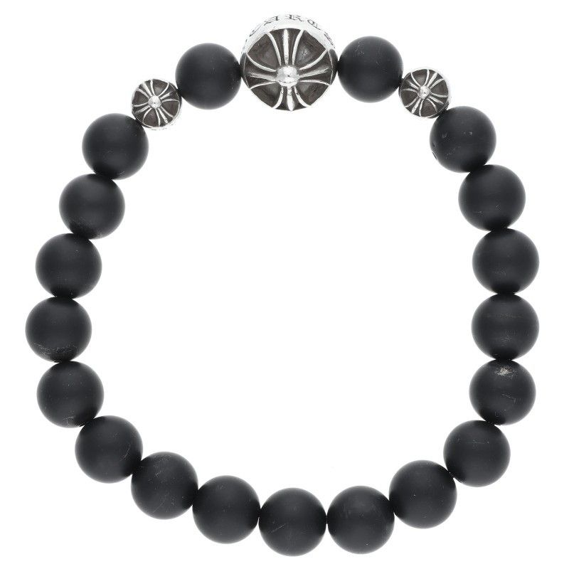 クロムハーツ 8mm BEAD/8mmビーズブレス BEAD8mmブラックトルマリン 