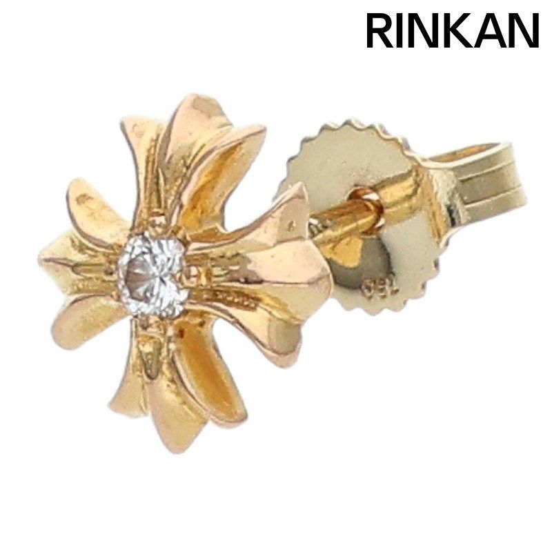 クロムハーツ 22K No2 CH PLS DIA/22KCHプラススタッド 1ダイヤ/ゴールドピアス メンズ 246,750円