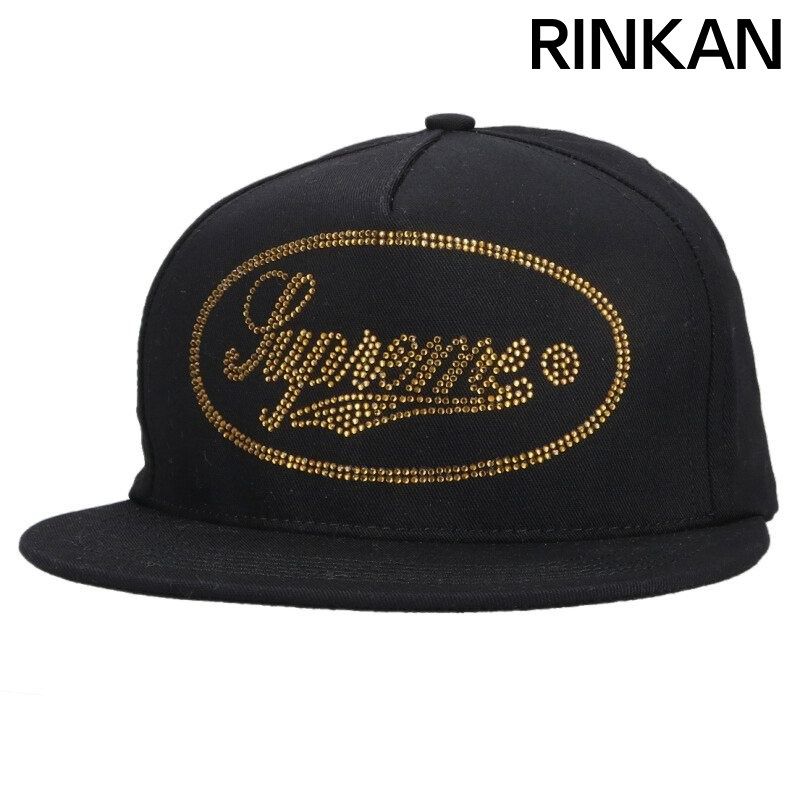シュプリーム Studded Script Logo 5-Panel スタッズロゴ帽子 メンズ
