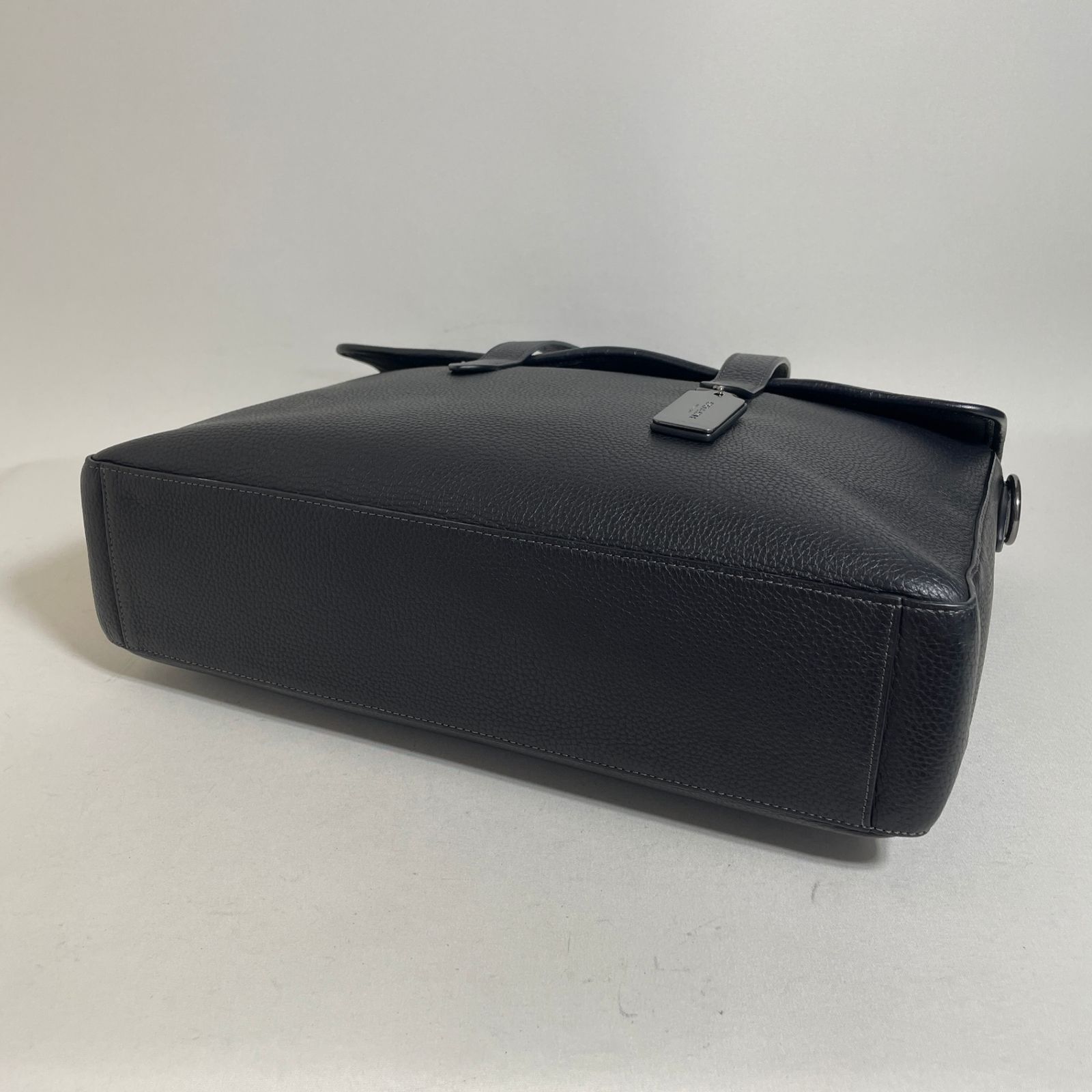 2604-225｜美品｜コーチ ビジネスバッグ レザー ブラック - メルカリ