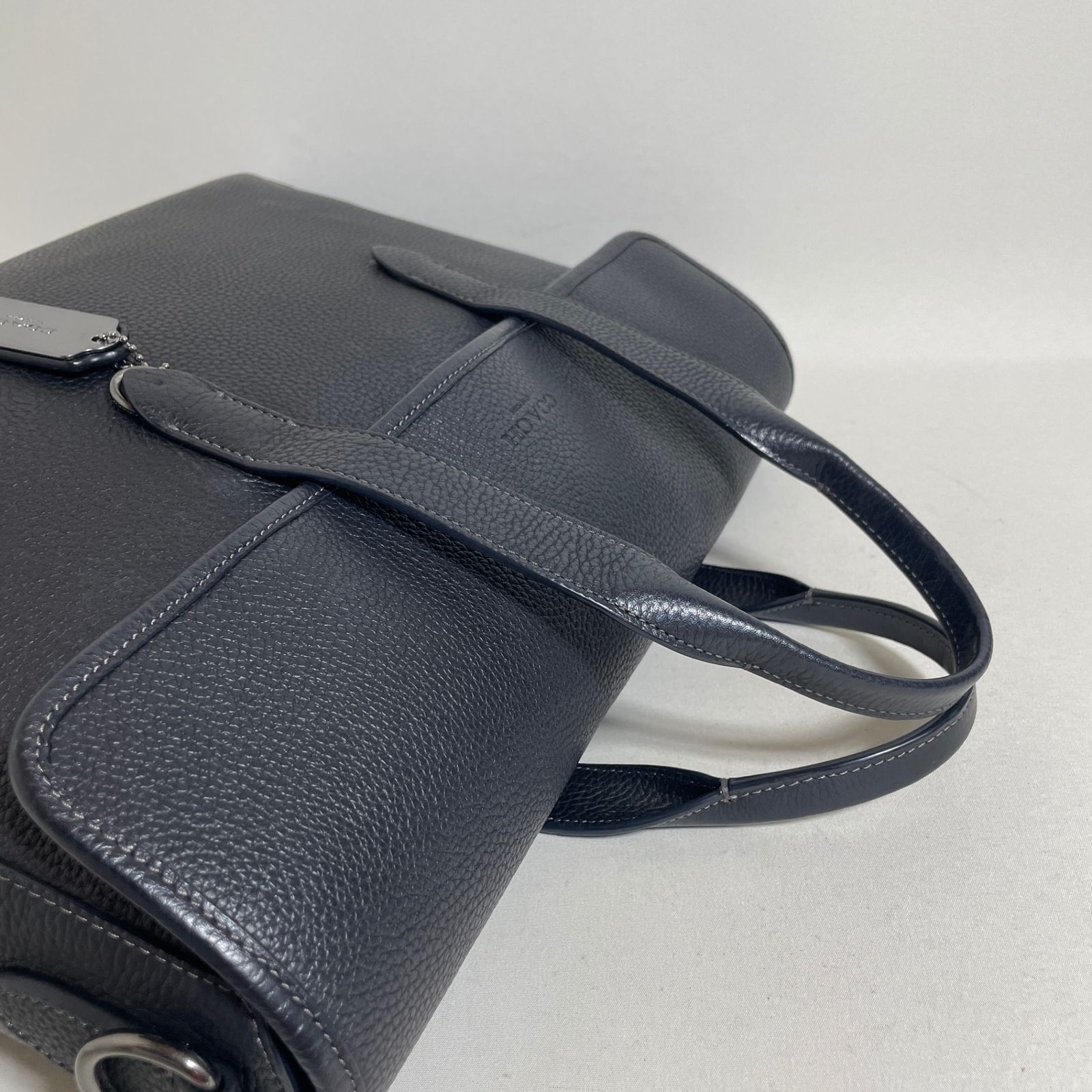 2604-225｜美品｜コーチ ビジネスバッグ レザー ブラック - メルカリ