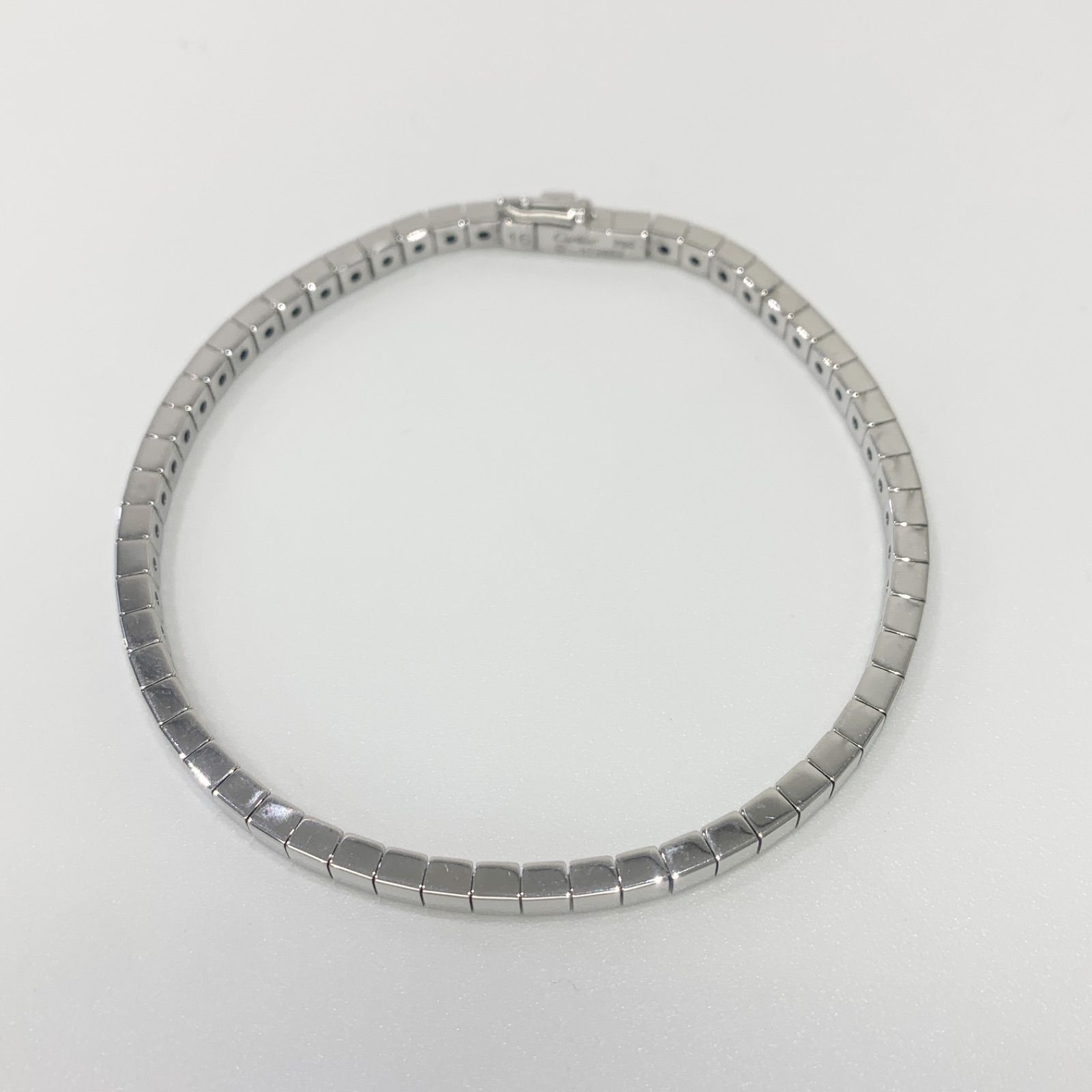 中古】カルティエ CARTIER ラニエール ブレスレット K18WG ホワイト 