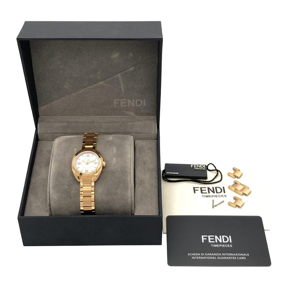 フェンディ FENDI 002-21000S-512 モメント 腕時計 ホワイトシェル文字