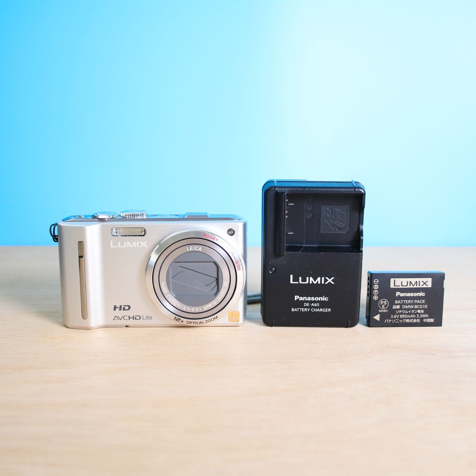 完動品❁美品 Panasonic DMC-TZ10 パナソニック オールドコンデジ 