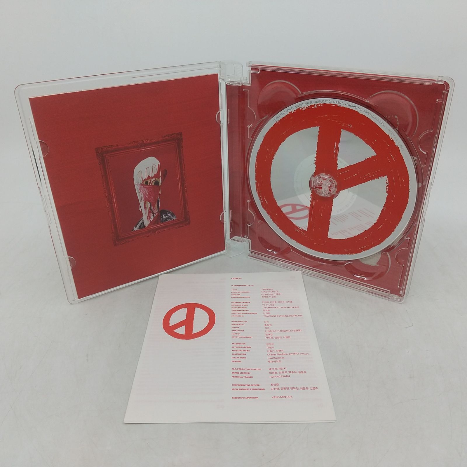 G-DRAGON 2ND ALBUM [COUP D'ETAT] 韓国盤 RED Ver. ジードラゴン