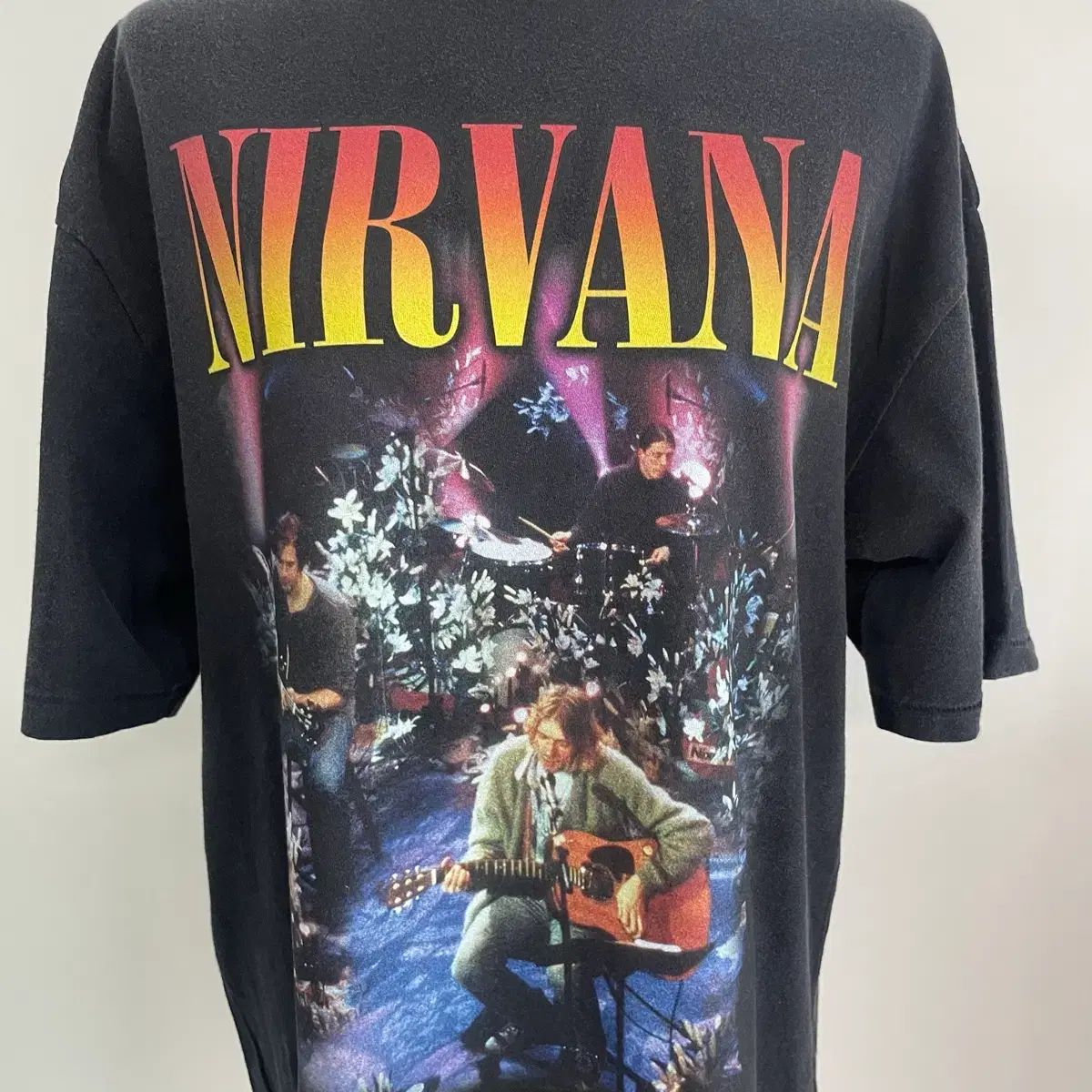 R13 NIRVANA(ニルヴァーナ) ブラック 半袖 Tシャツ - メルカリ
