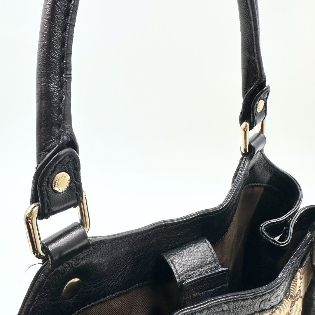 美品】Gucci スーキー GGキャンバス ハンドバッグ - メルカリ