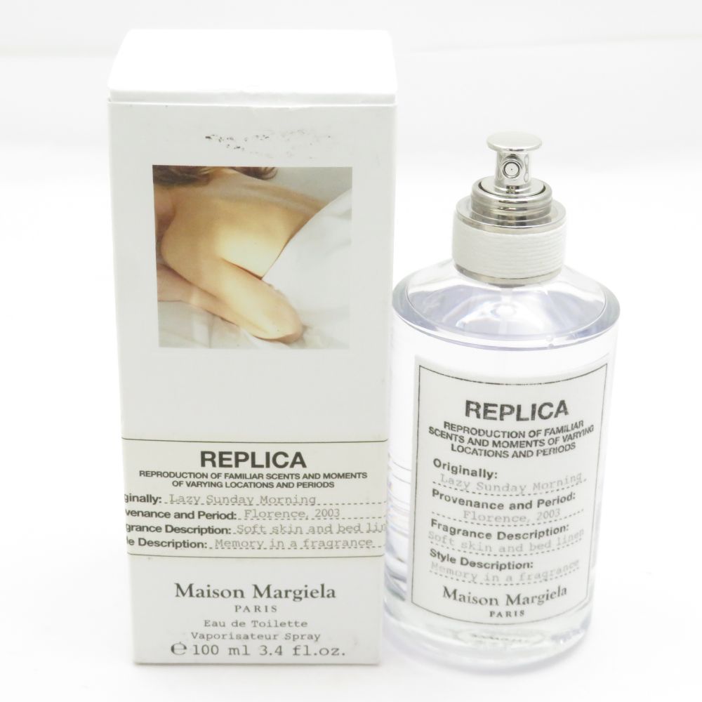 美品 Maison Margiela メゾンマルジェラ レプリカ レイジーサンデーモーニング 香水 100ml 残量多 オードトワレ BC4092AK