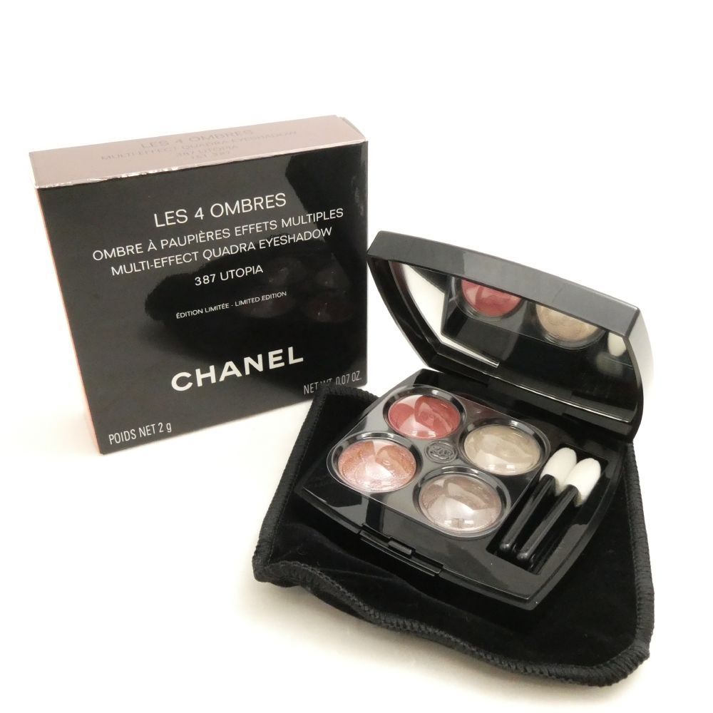 美品 CHANEL シャネル レ キャトル オンブル アイシャドウ 2g 387