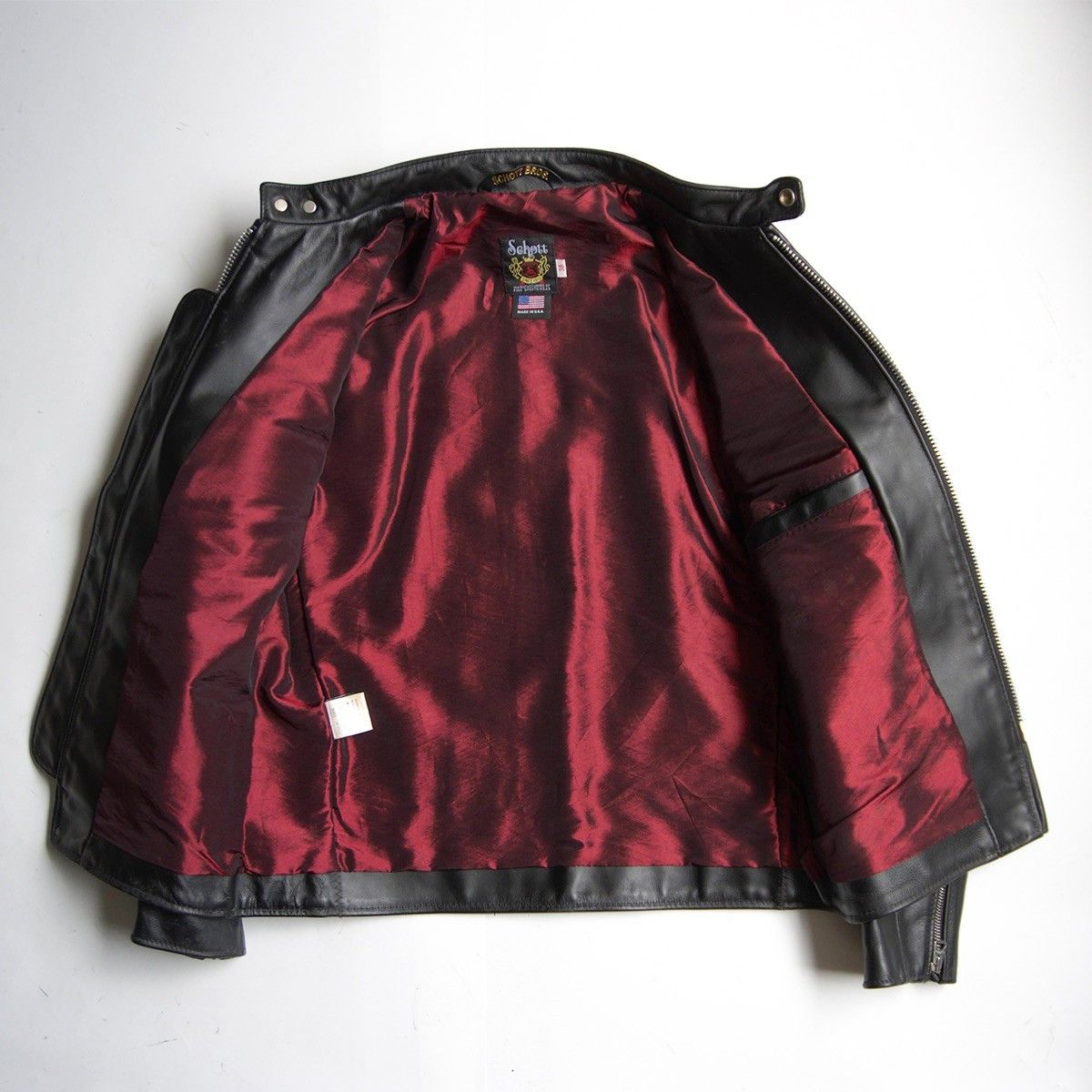 美品】SCHOTT【641XX/シングルライダースジャケット】38 ブラック 