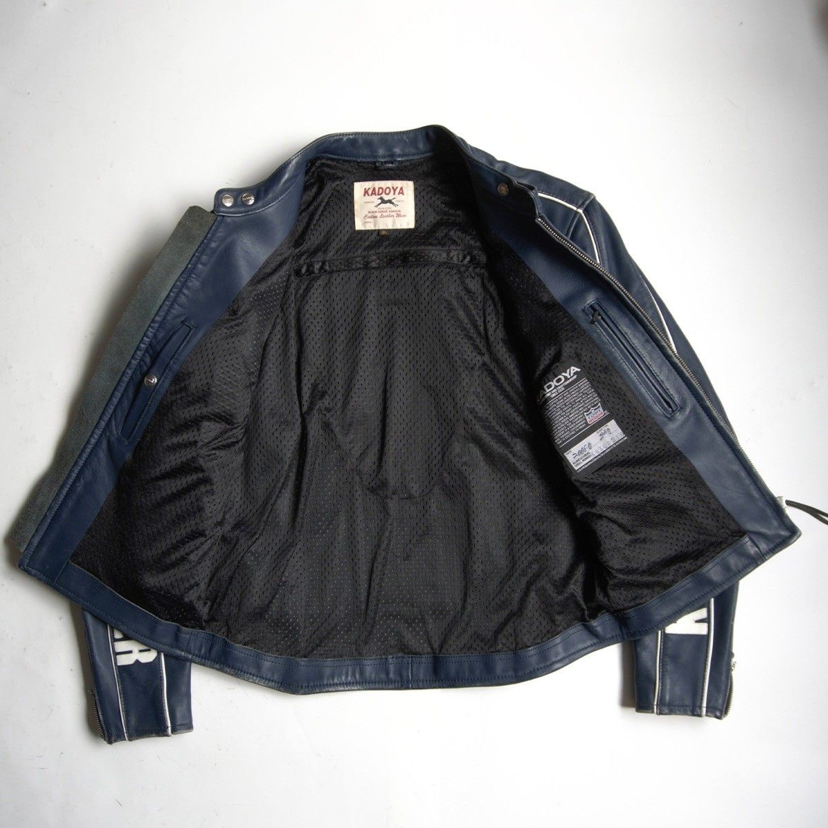 雰囲気抜群】KADOYA【BLACK HORSE シングル ライダース ジャケット