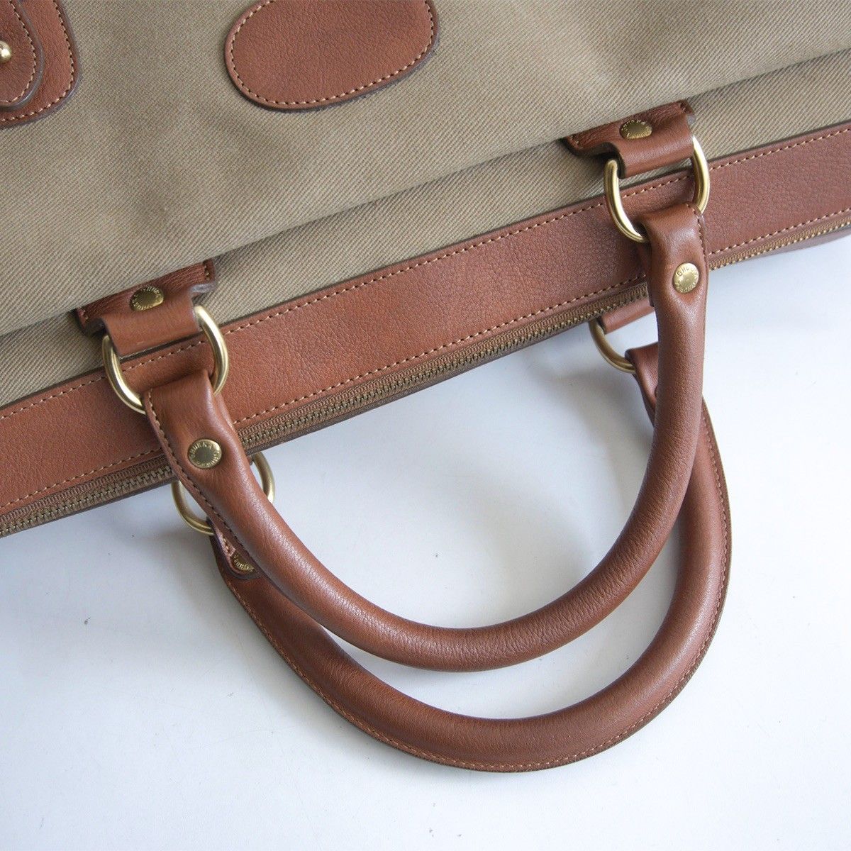 希少/美品】GHURKA 【NO.17 キャンバス×レザー 2WAY ビジネスバッグ 