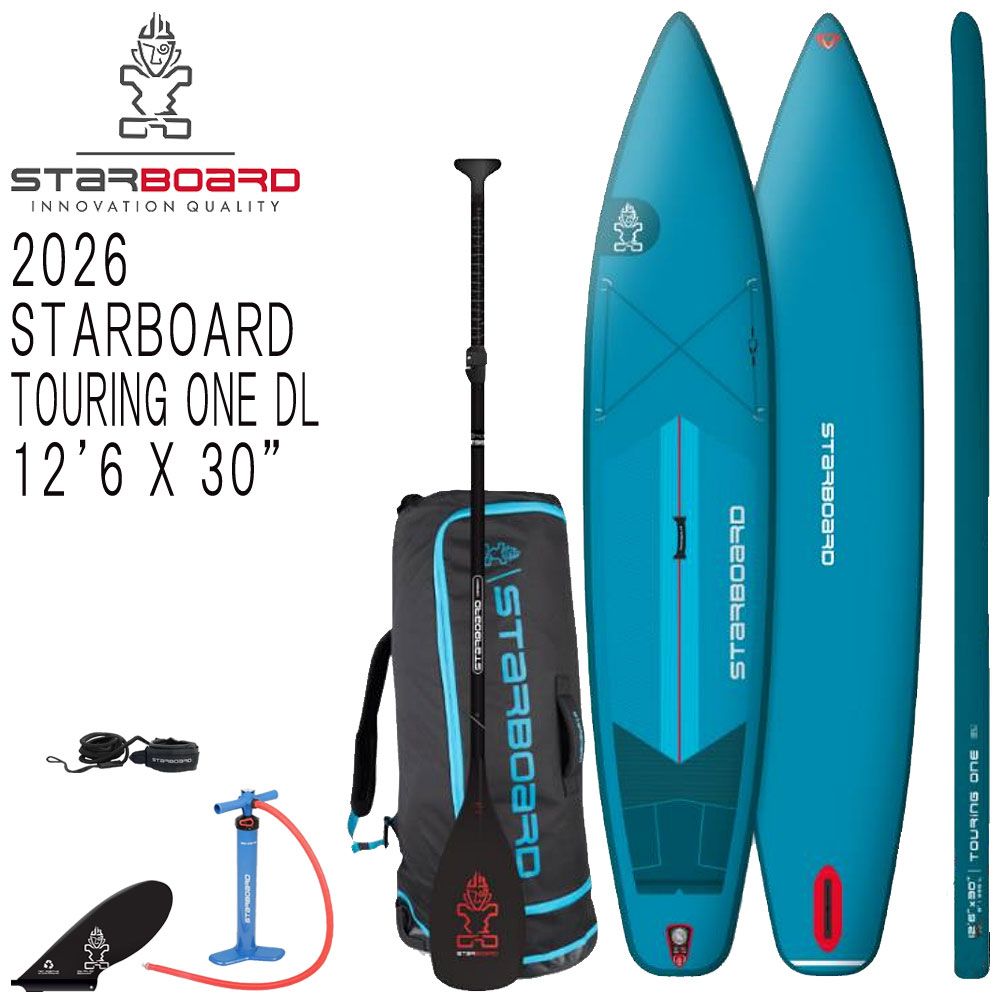 2026 STARBOARD TOURING ONE WITH PADDLE DELUXE LITE 12'6 X 30/スターボード ツーリング ワン インフレータブル パドルボード サップ SUP パドルセット