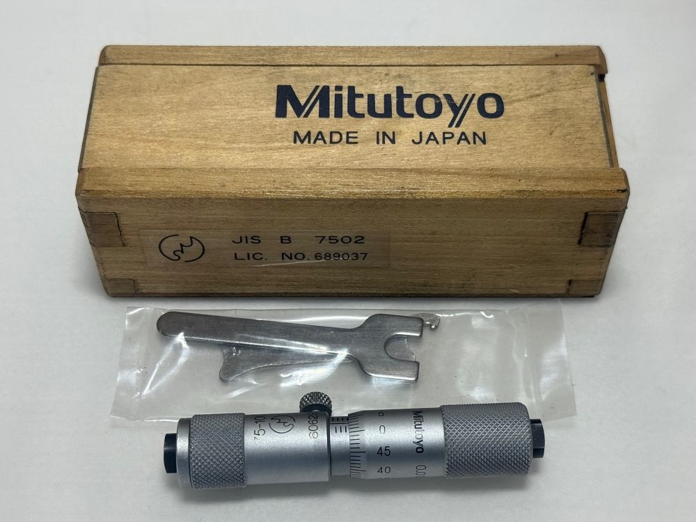 【USED】ミツトヨ Mitutoyo 棒状内側マイクロメーター 133-144 75-100mm 0.01mm