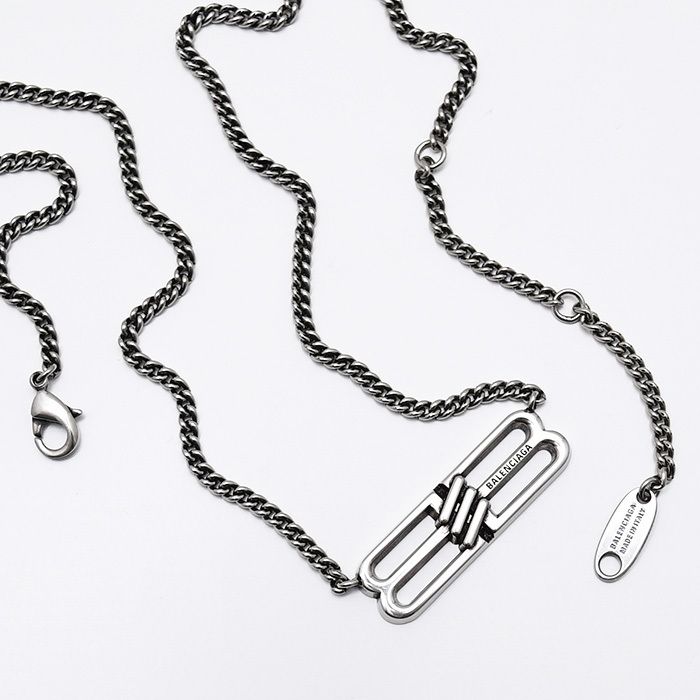 BALENCIAGA バレンシアガ ネックレス アクセサリー BB ICON 696223