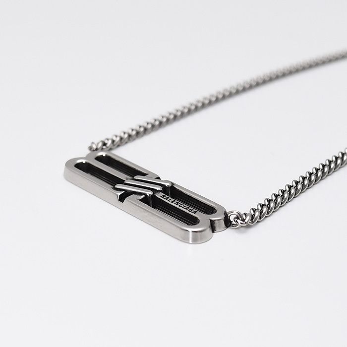 BALENCIAGA バレンシアガ ネックレス アクセサリー BB ICON 696223