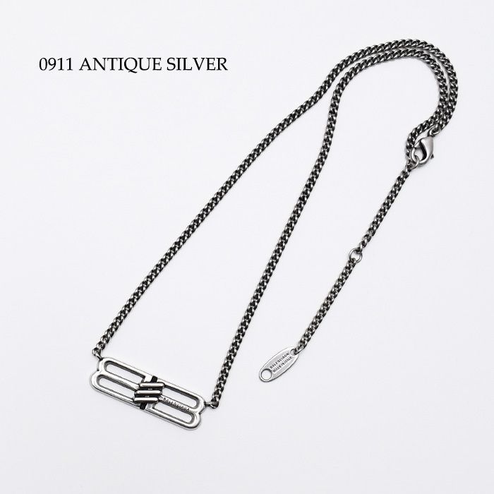 BALENCIAGA バレンシアガ ネックレス アクセサリー BB ICON 696223