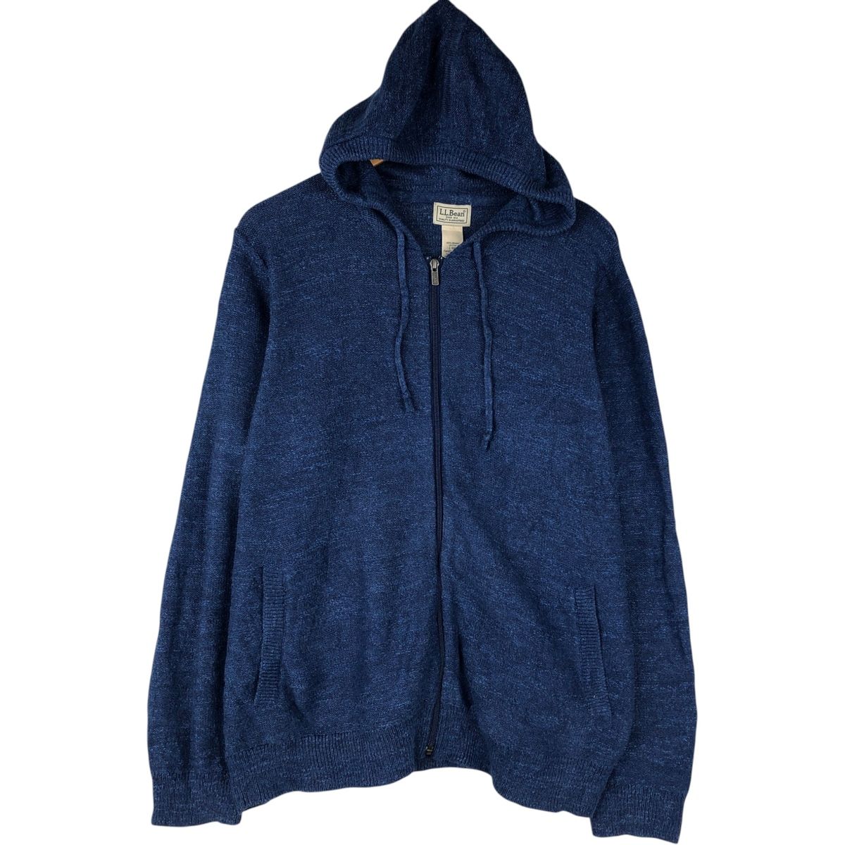 古着 エルエルビーン L.L.Bean フルジップニットパーカー メンズL相当 