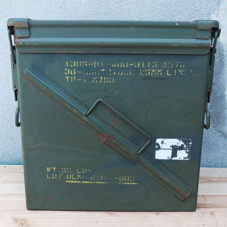 【米軍実物】25mmグレネード弾アンモ缶