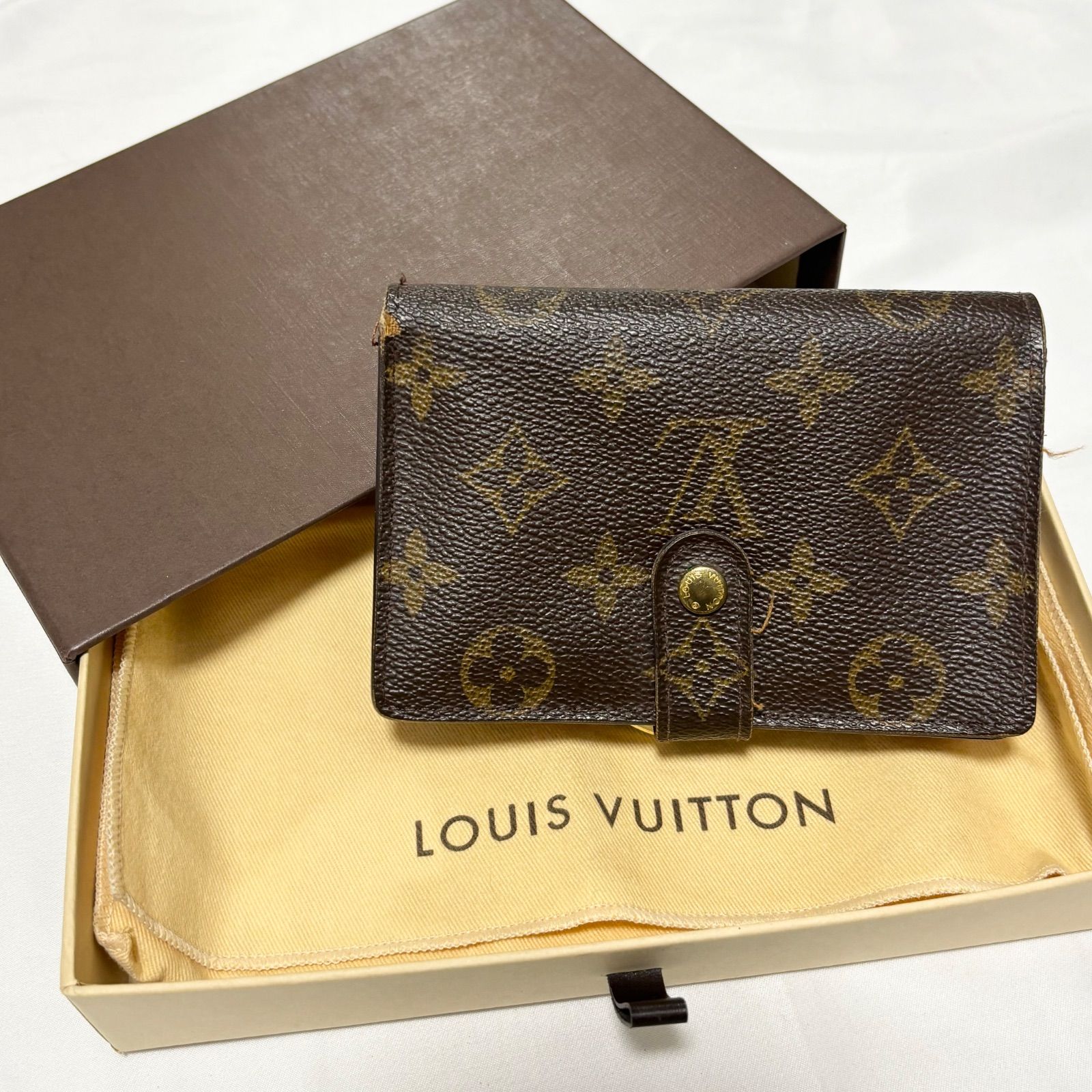 送料無料】Louis Vuitton/ルイヴィトン/二つ折り財布/ポルトモネ・ビエ 