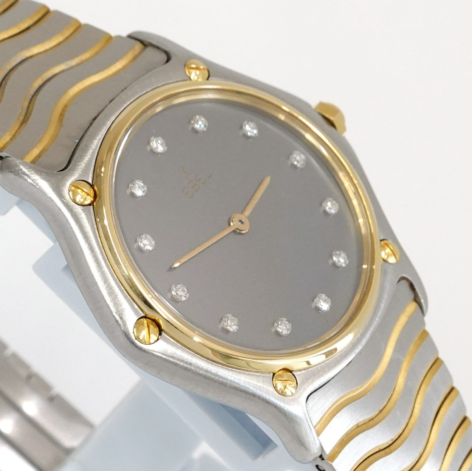 EBEL エベル クラシックウェーブ 181909 メンズ クォーツ ダイヤモンド 