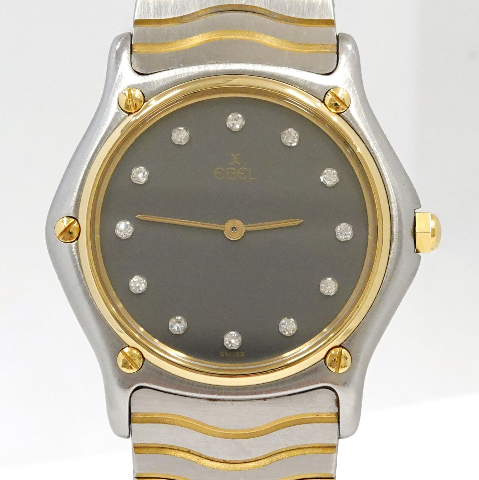 EBEL エベル クラシックウェーブ 181909 クォーツ ダイヤモンド12P
