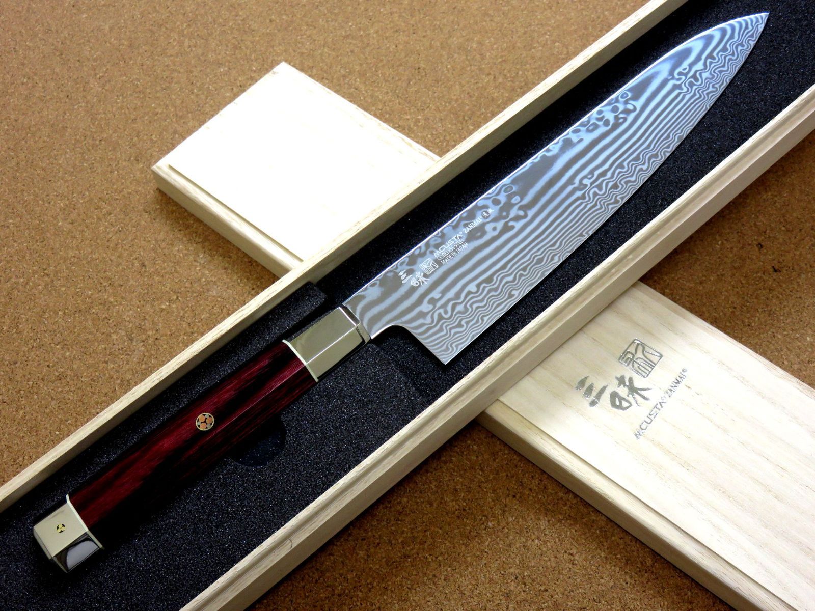 包丁 牛刀 21cm (210mm) 三昧 アルティメット3 荒波 関の刃物 VG-10 VG 