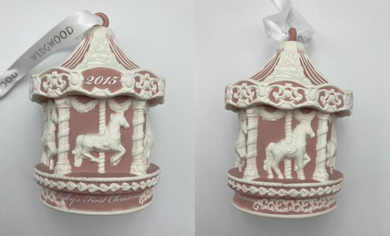 WEDGWOOD ウエッジウッド 2015 クリスマスオーナメント メリーゴー