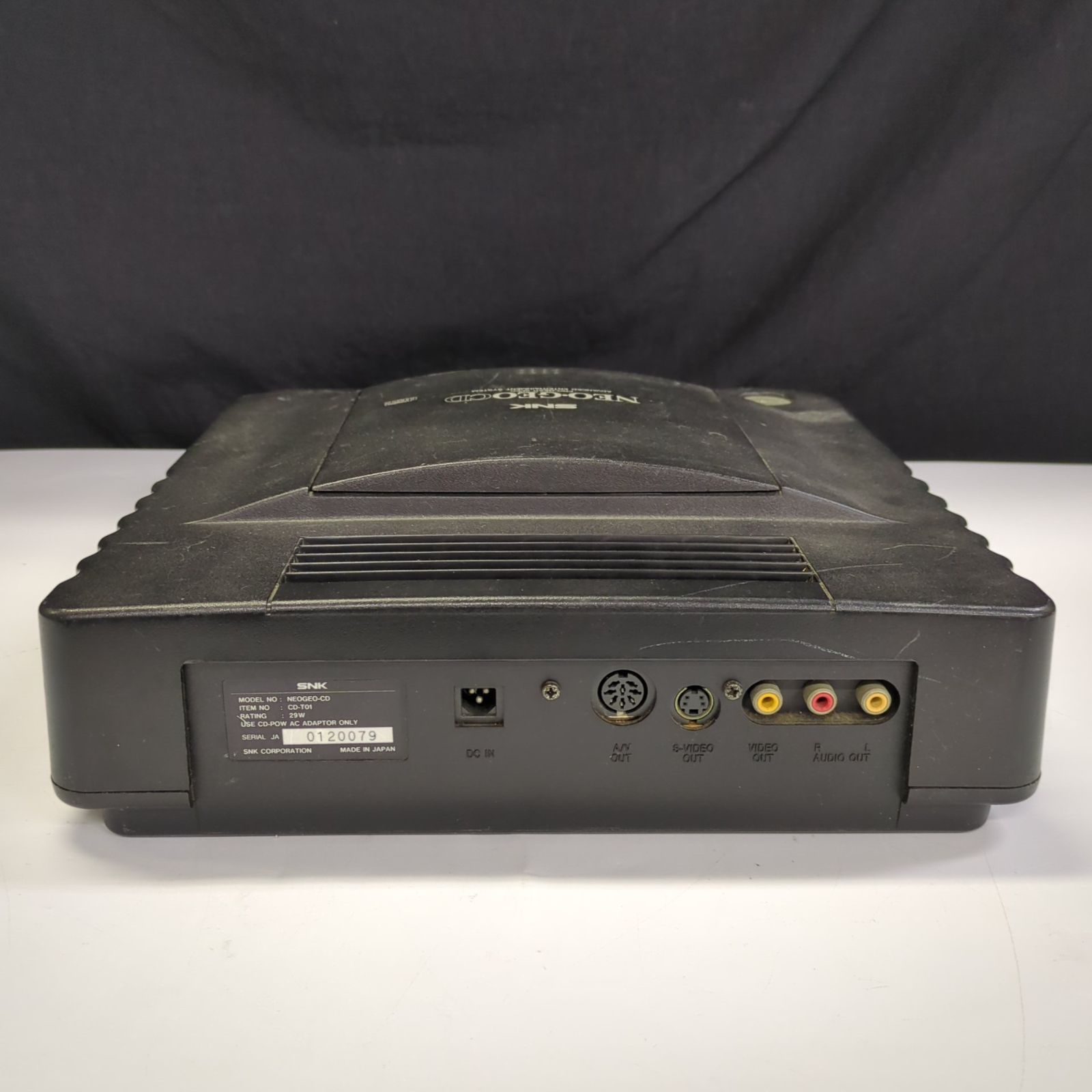 D42634】[ジャンク品] ネオジオCD 1台 本体のみ NEOGEO CD NGCD SNK 