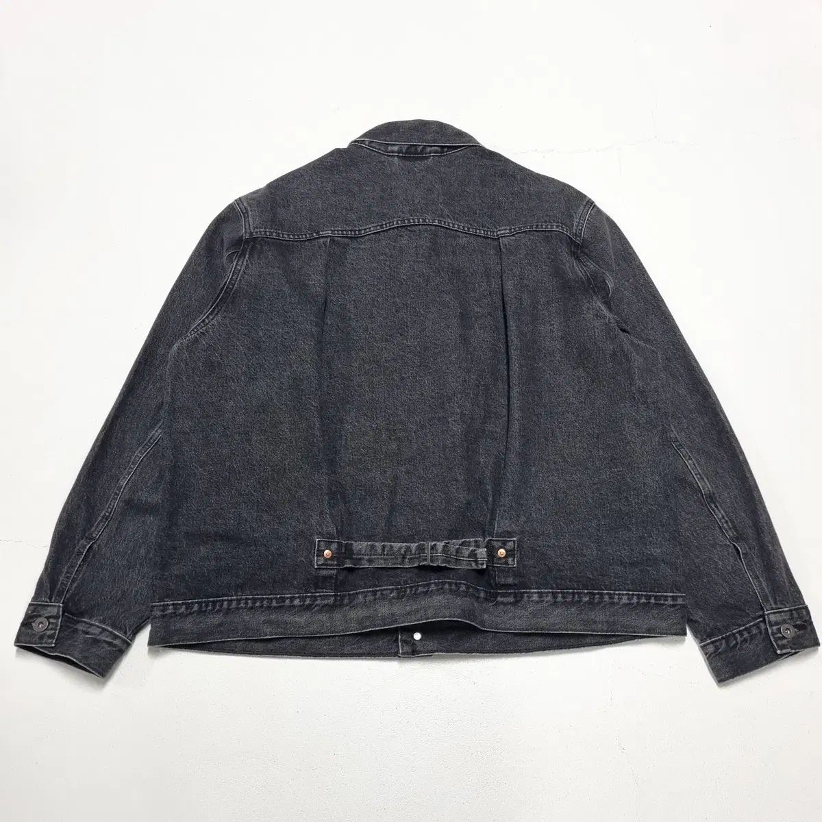 リーバイス 1st ブラックデニム トラッカージャケット - XL LEVI
