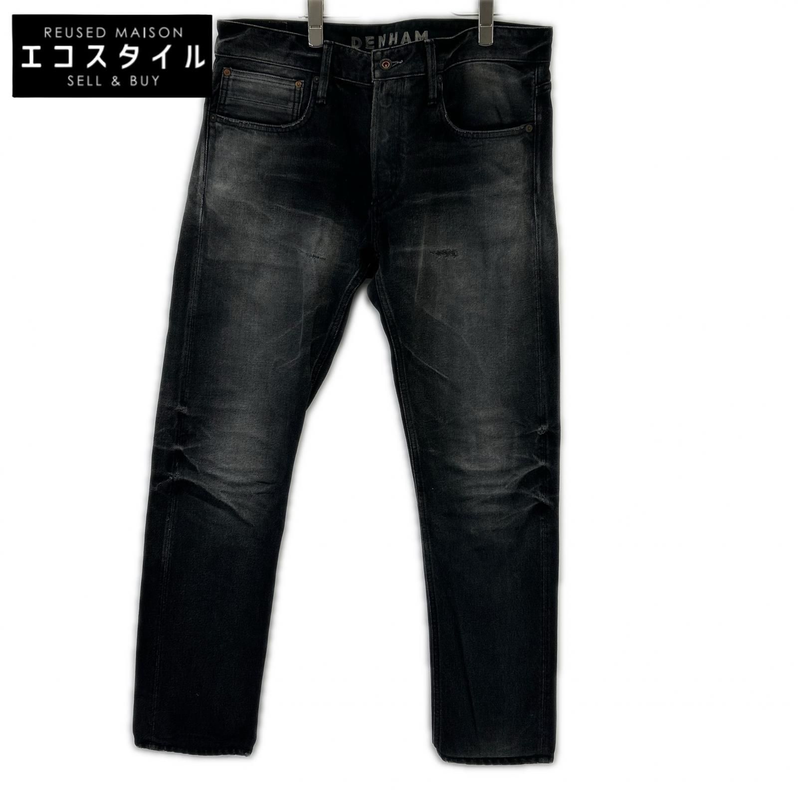 DENHAM　デンハム　ブラック 27180-1-11043 RAZOR MIJN 280本限定 日本製デニムパンツ　W36　L32
