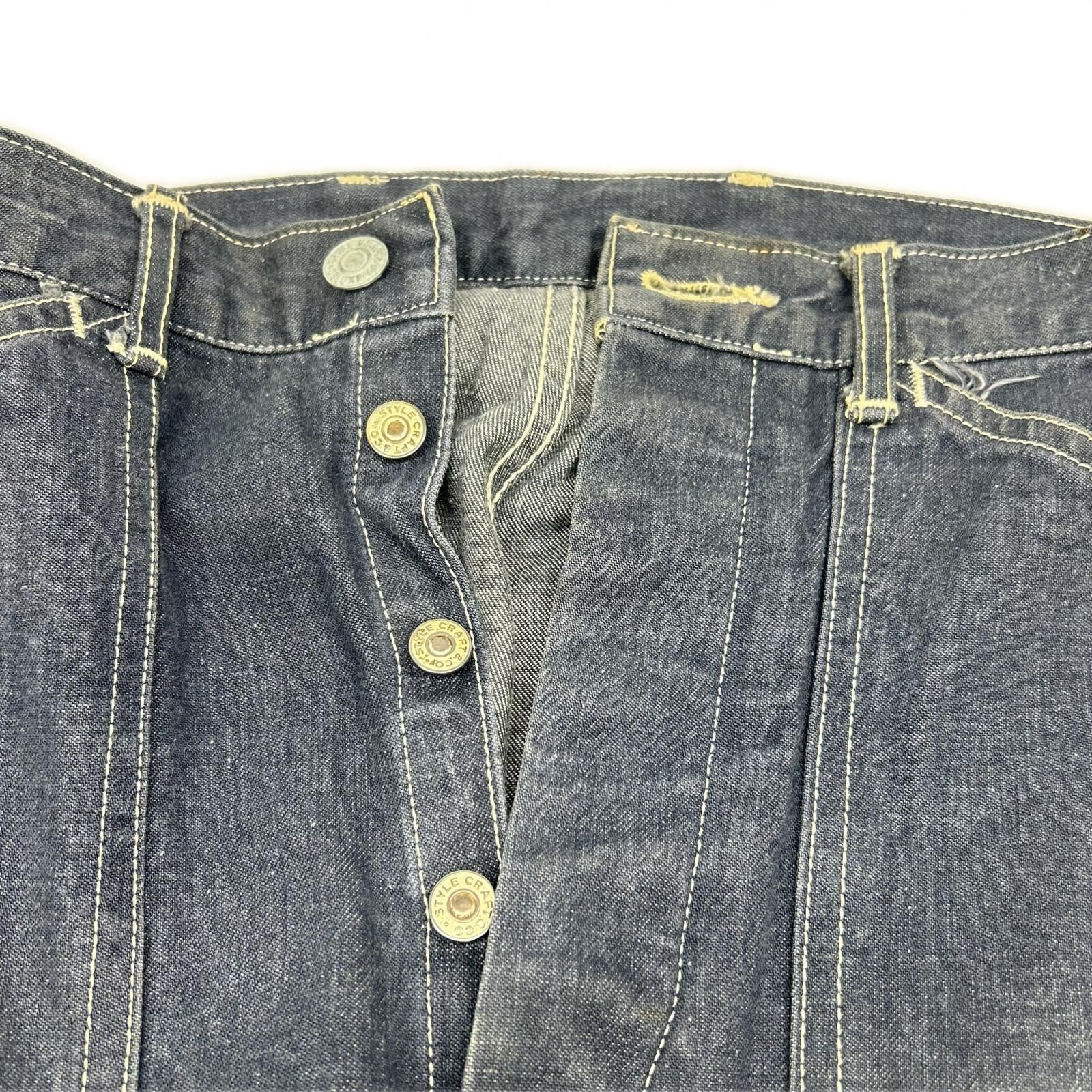 EVISU エヴィス 2501 牛タグ カモメ シンチバック デニム 32×35 EVISU 