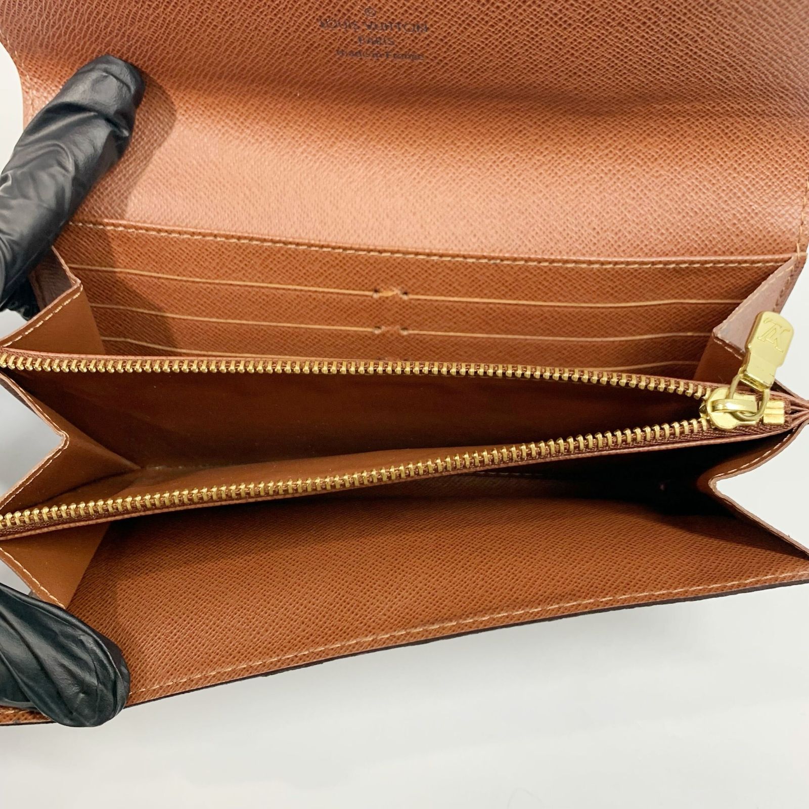 美品 LOUIS VUITTON ポルトフォイユ サラ モノグラム 長財布 M61734 