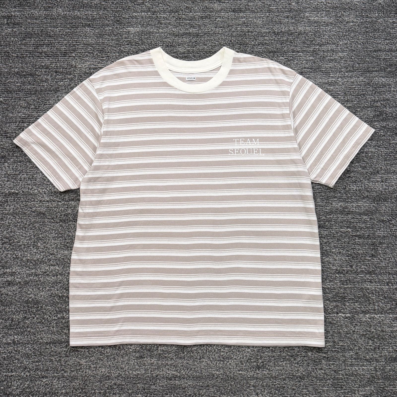 トップス SEQUEL SQ-25AW-CS-01 BORDER T-SHIRT SEQUEL SQ-25AW-CS-01 BORDER T-SHIRT M シークエル ボーダー Tシャツ