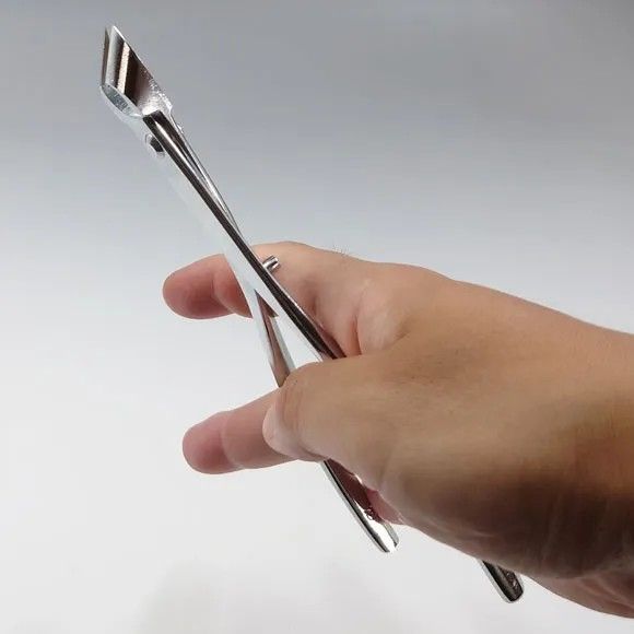 盆栽道具　メッキ加工　先細又枝切　全長180mm　No.6BX　植木　庭木　兼進作