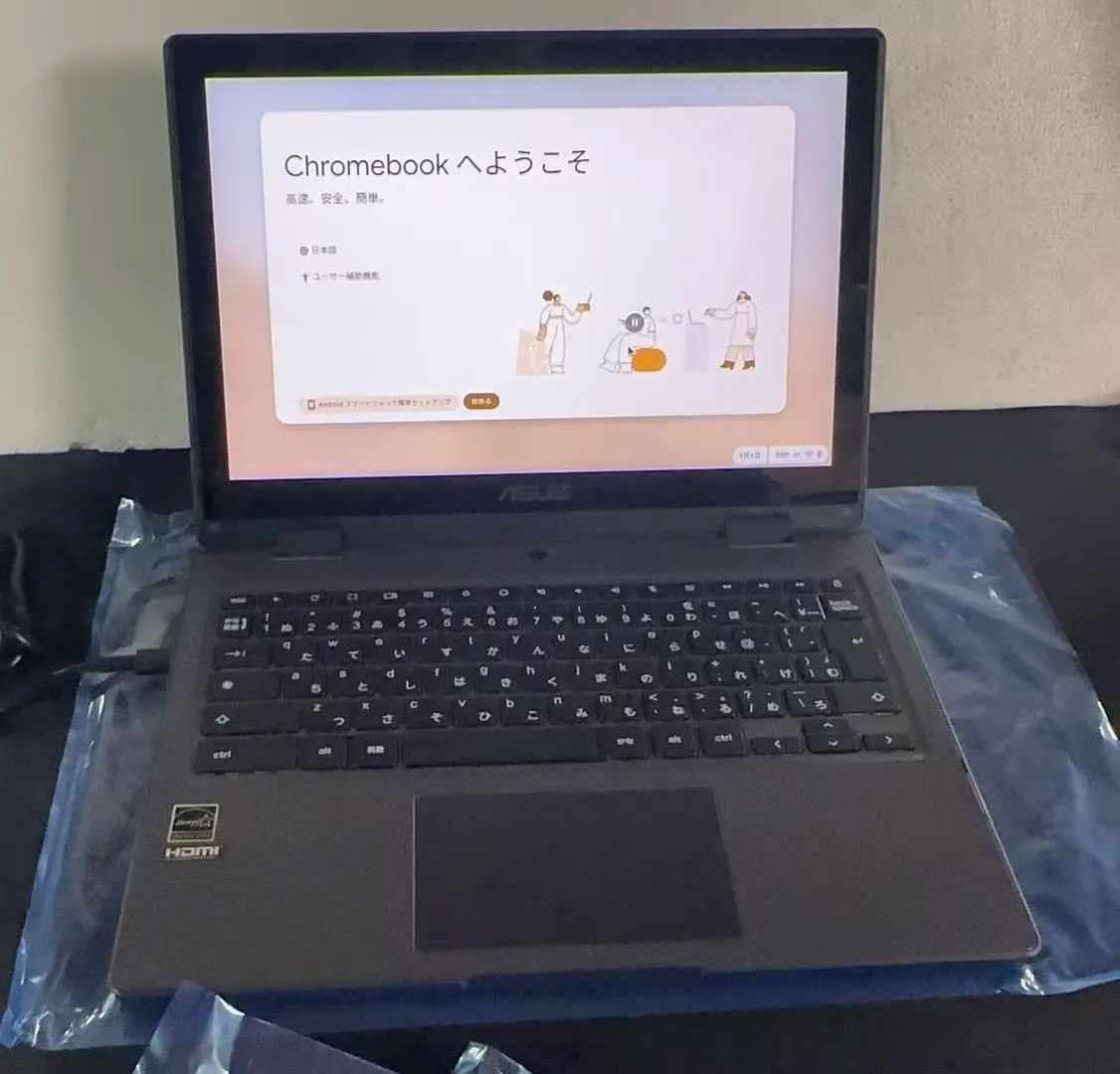 メーカー再生品　ASUS　Chromebook　 CZ1204FM2A-R90063　923513 ++　4711387887783