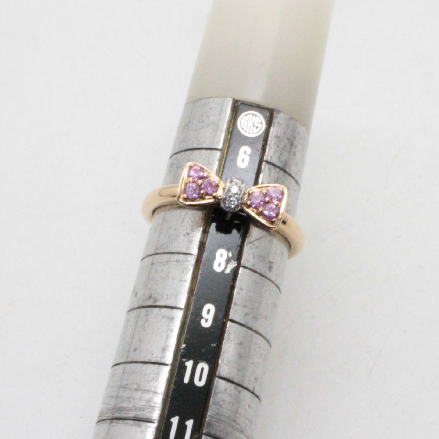 ポンテヴェキオ リボンリングK18PG【美品】 - メルカリ