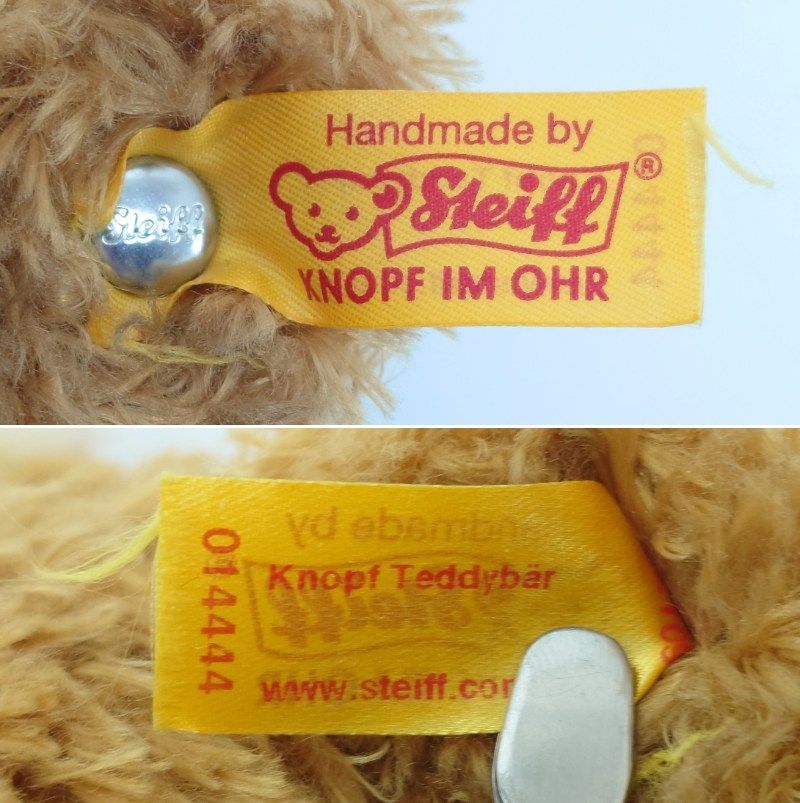 Steiff シュタイフ Knopf クノップ Teddybar テディベア ぬいぐるみ