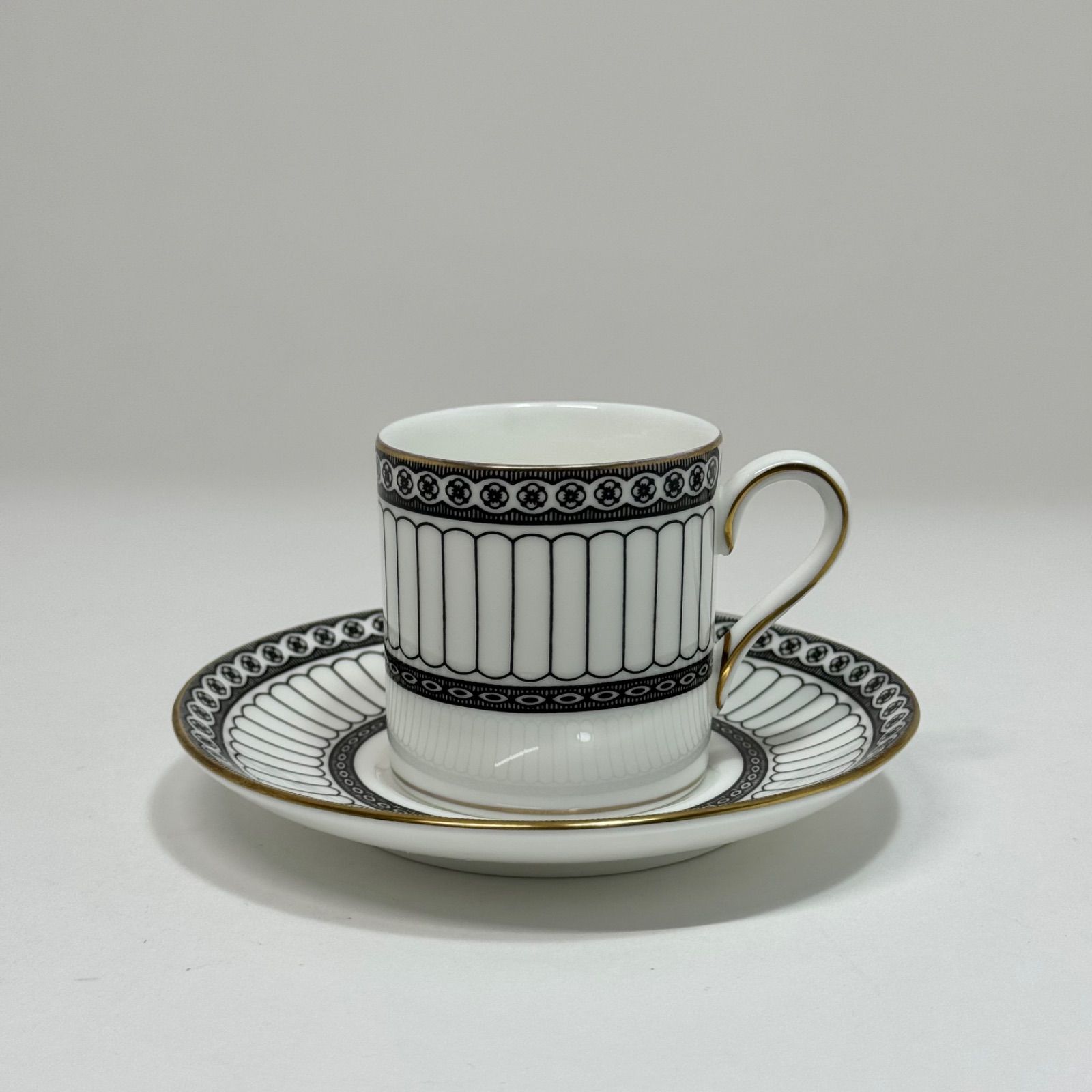 WEDGWOOD ウェッジウッド「コロネード ブラック」コーヒーカップ 