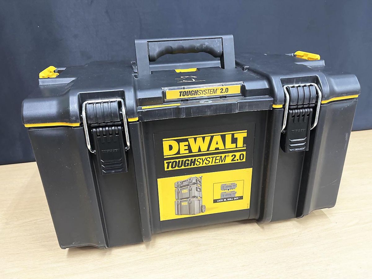 【現状品】 DEWALT デウォルト システム収納BOX タフシステム2.0 ラージツールボックス DWST83294-1 ★ ★