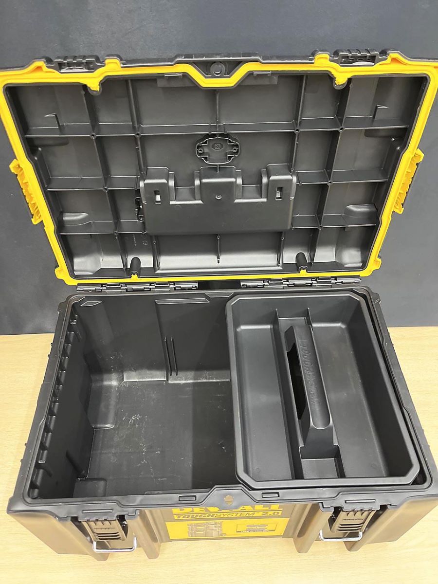 【現状品】 DEWALT デウォルト システム収納BOX タフシステム2.0 ラージツールボックス DWST83294-1 ★ ★